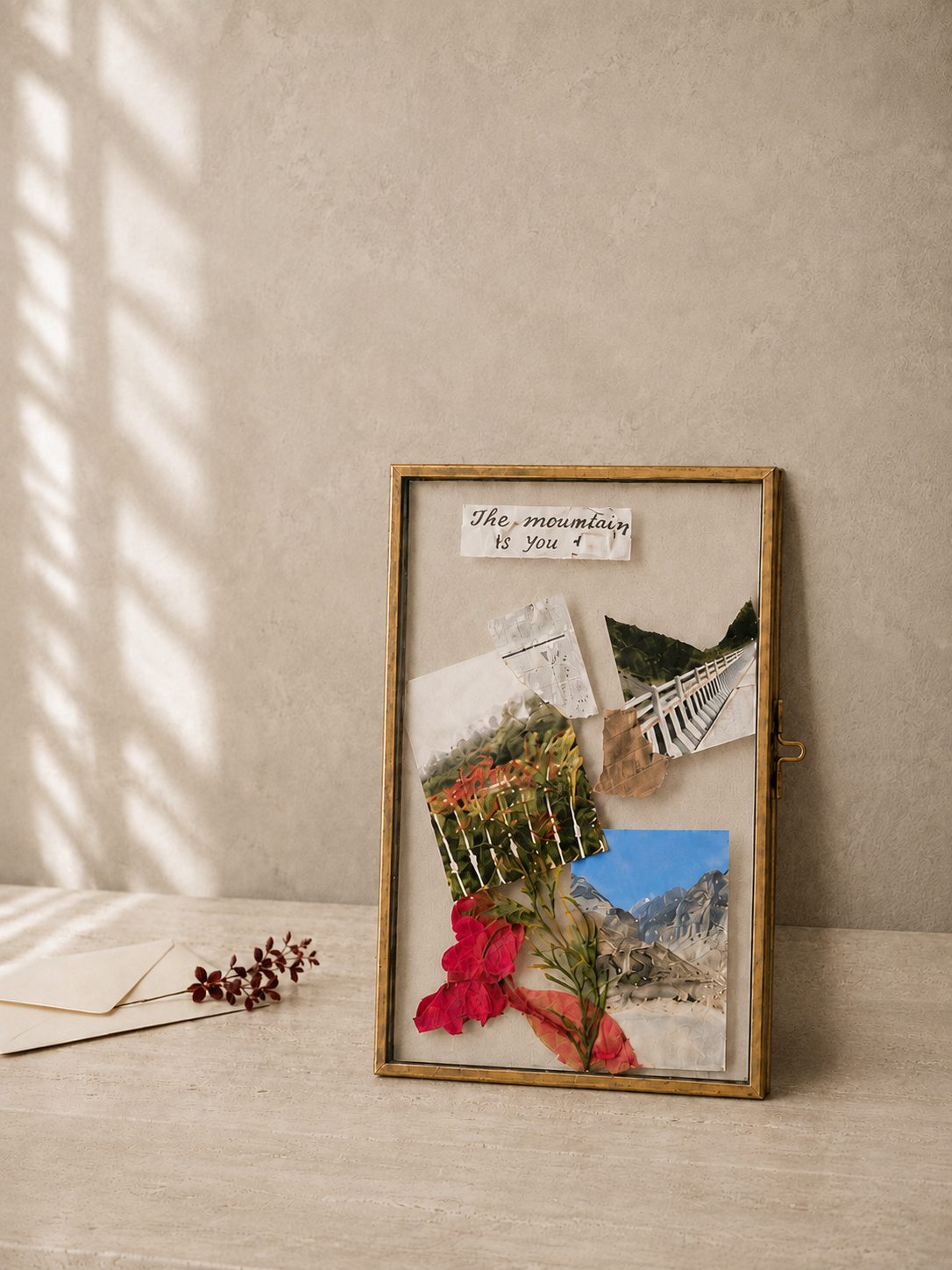 Vintage Floating Picture Frame