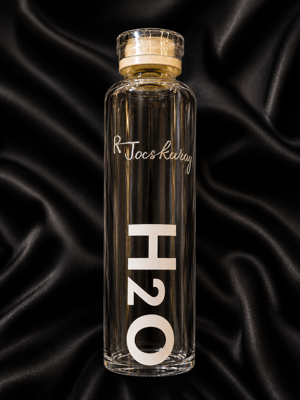 Engraved Glass Bottle