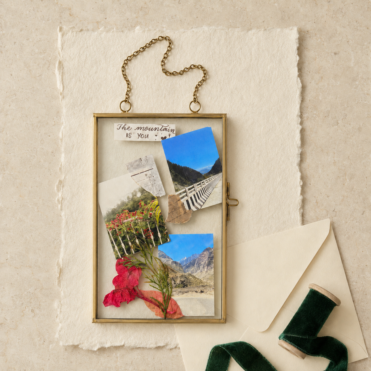 Vintage Floating Picture Frame